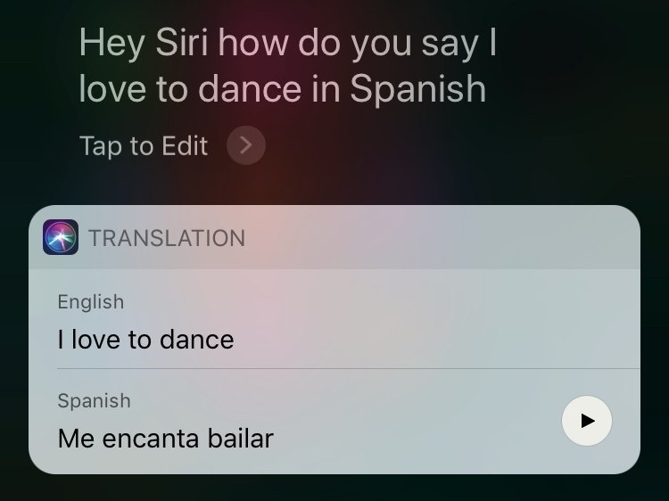 5 siri sounds more natural and can translate for you