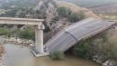 Ξάνθη: Κατέρρευσε μέρος της γέφυρας του ποταμού Κομψάτου