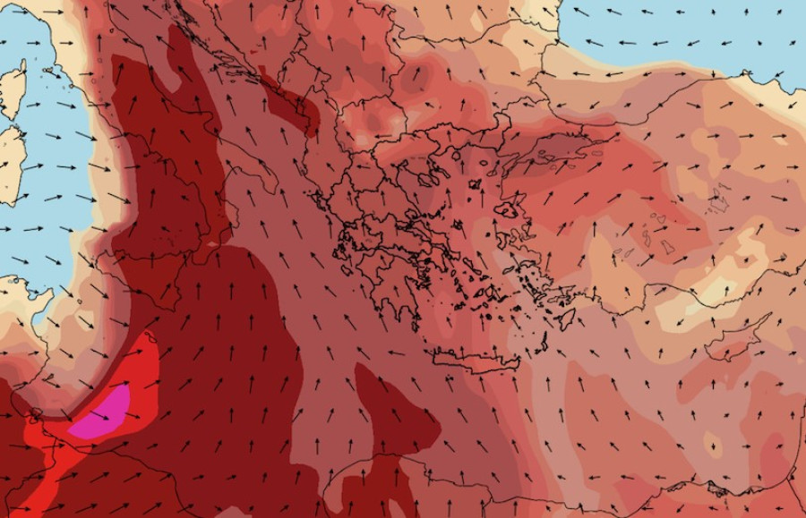 Καιρός: Αφρικανική σκόνη και ζέστη σε όλη την Ελλάδα (χάρτες)