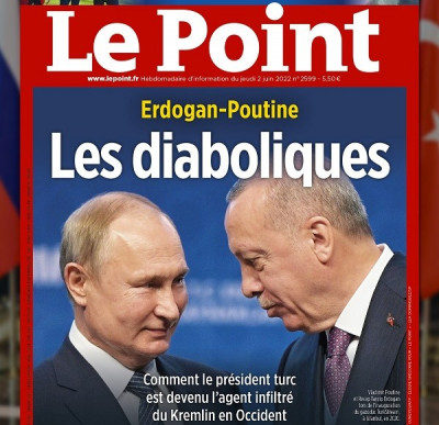 Πούτιν-Ερντογάν το «σατανικό δίδυμο»: Σκληρό πρωτοσέλιδο του γαλλικού Τύπου