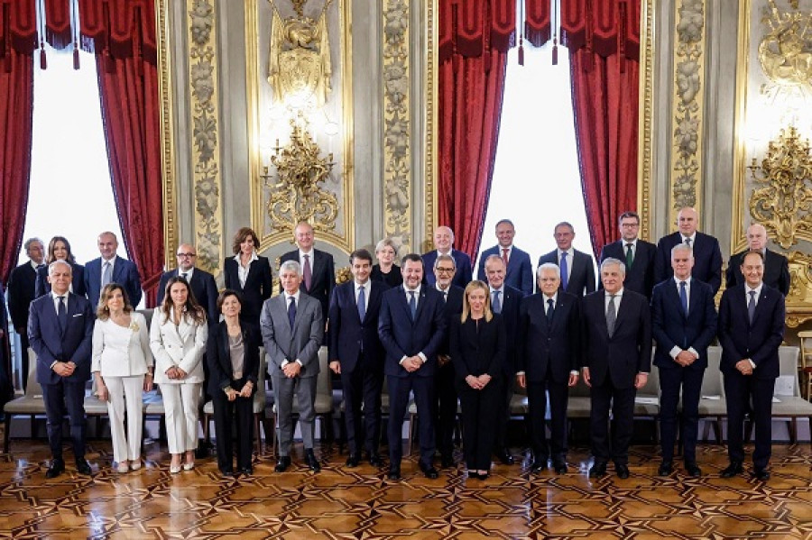 Ορκίστηκε η κυβέρνηση της Τζόρτζια Μελόνι στην Ιταλία (video)