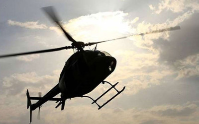Πτώση ελικοπτέρου στη Σάμο- Διασώθηκε ο πιλότος