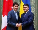 Ο πρωθυπουργός του Καναδά υπέγραψε διμερή συμφωνία εμπορίου με Ουκρανία