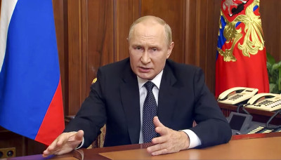 Ο Πούτιν ανακοινώνει την προσάρτηση των τεσσάρων ουκρανικών περιοχών