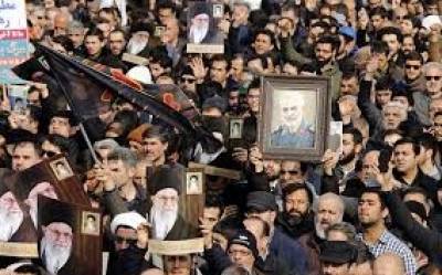Λαοθάλασσα αποχαιρέτησε τον Κασέμ Σουλεϊμανί στο Ιράν