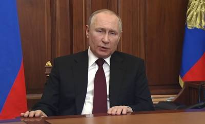 Διάγγελμα Πούτιν με πυρά σε ΗΠΑ και ΝΑΤΟ-Ανακοίνωσε ανεξαρτητοποίηση ουκρανικών περιοχών