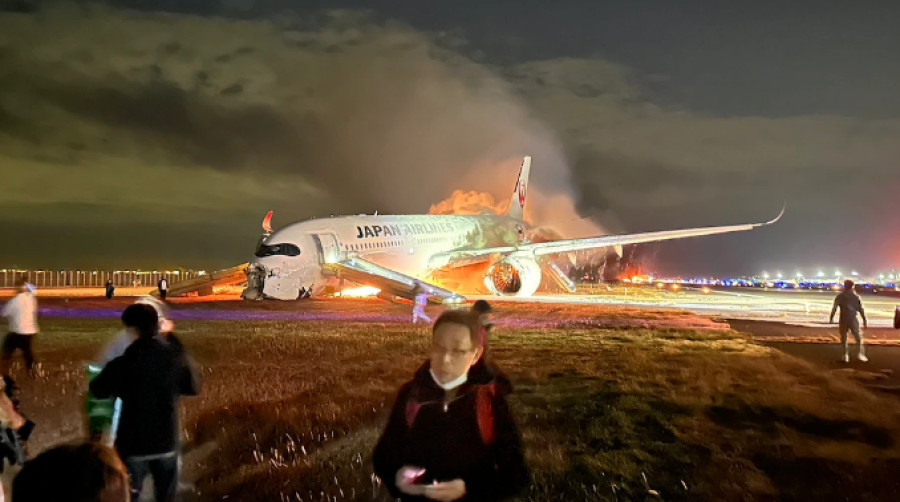 Σύγκρουση αεροπλάνων στο Τόκιο: 5 νεκροί στο αεροσκάφος της Ακτοφυλακής