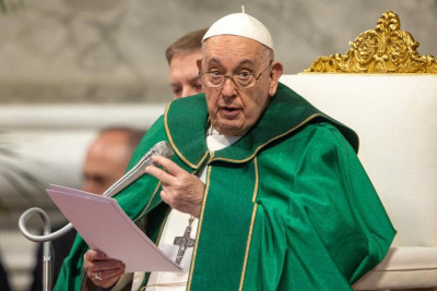 Πάπας Φραγκίσκος: Όχι στον πόλεμο σημαίνει όχι στα όπλα