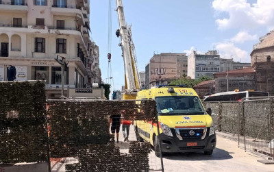 Nέο εργατικό ατύχημα από πτώση στο μετρό Θεσσαλονίκης