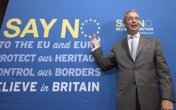 Εκστρατεία υπέρ του Brexit ξεκινά ο Νάιτζελ Φάρατζ