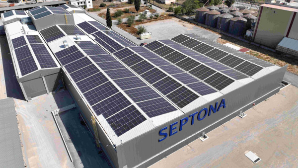 Septona: Επένδυση ύψους 2 εκατομμυρίων για την εγκατάσταση φωτοβολταϊκών