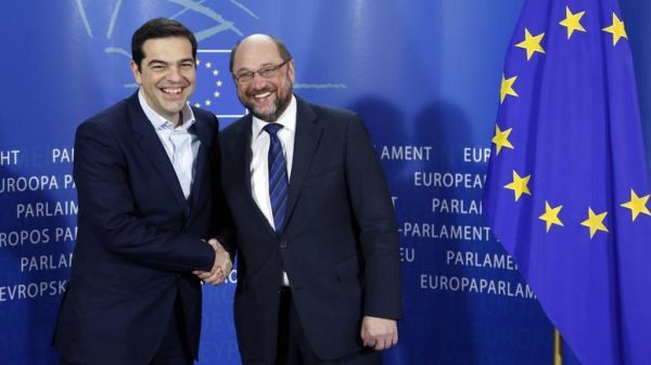 Μ. Σουλτς: Ο Τσίπρας μάχεται για την ευρωπαϊκή συνεργασία, τον στηρίζω απόλυτα