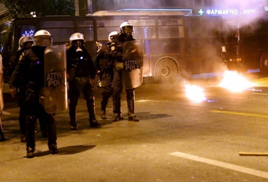 Θεσσαλονίκη: Μολότοφ κατά αστυνομικών κοντά στο τουρκικό προξενείο