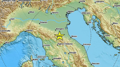 Ιταλία: Σεισμός 4,8 ρίχτερ κοντά στη Φλωρεντία