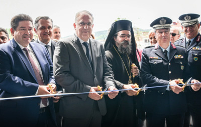 Το νέο Αστυνομικό Μέγαρο Καστοριάς εγκαινίασε ο Θεοδωρικάκος