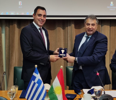 Πρωτόκολλο συνεργασίας για ενίσχυση των ελληνικών εξαγωγών στο Ιρακινό Κουρδιστάν