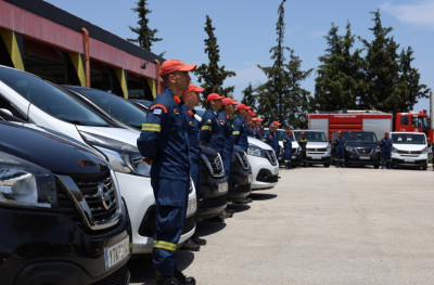 Το Ίδρυμα Ιωάννη Σ. Λάτση δώρισε 23 οχήματα στην Πυροσβεστική