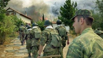 Ο στρατός στη μάχη με τις φλόγες-Επιτήρηση από αέρος-Περιπολίες παντού