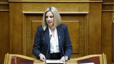 Γεννηματά: Έχουμε ενστάσεις, αλλά στηρίζουμε την ελληνογαλλική συμφωνία