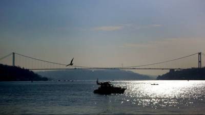 Το «κανάλι της Κωνσταντινούπολης» παράλληλα με τον Βόσπορο