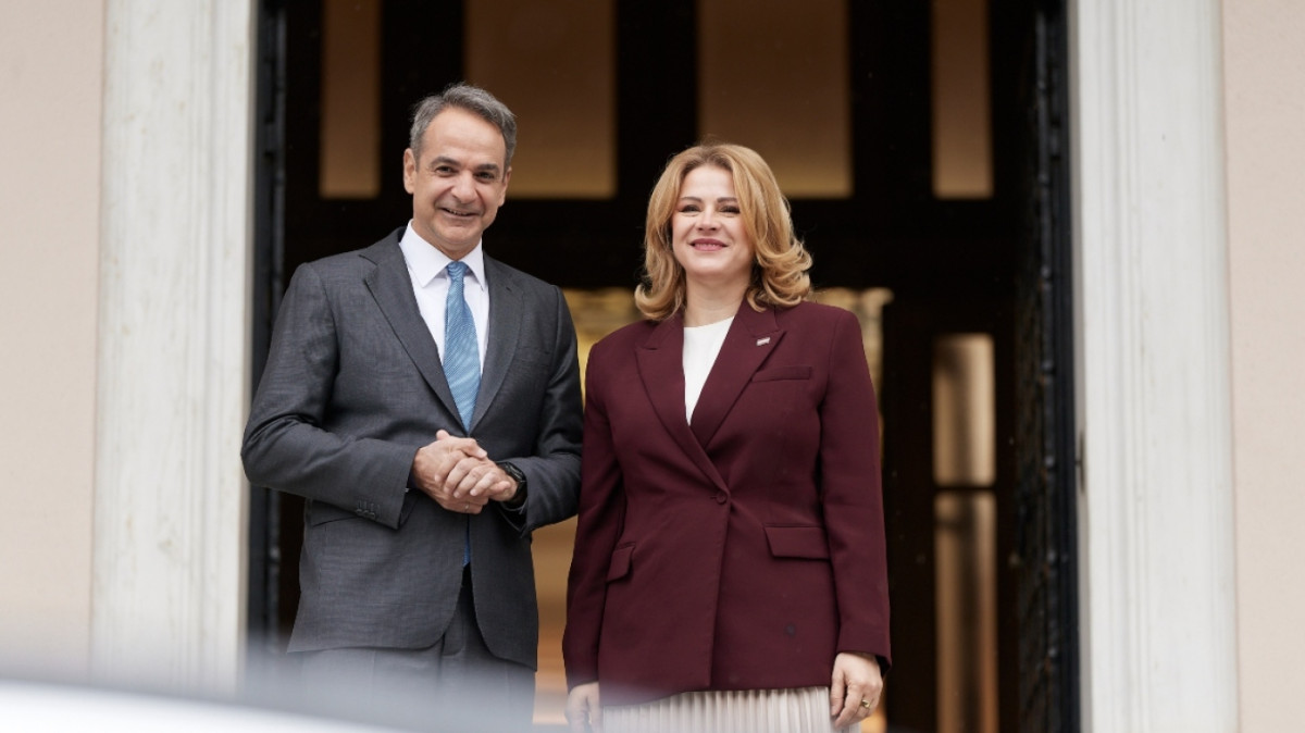 Συνάντηση Μητσοτάκη με τη Λετονή ομόλογό του – Στο επίκεντρο οι κοινές ευρωπαϊκές προκλήσεις