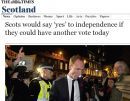 Ναι...εκ των υστέρων για ανεξαρτησία, λένε οι Σκωτσέζοι