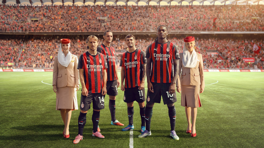 Η Emirates και η AC Milan επεκτείνουν τη μακροχρόνια συνεργασία τους