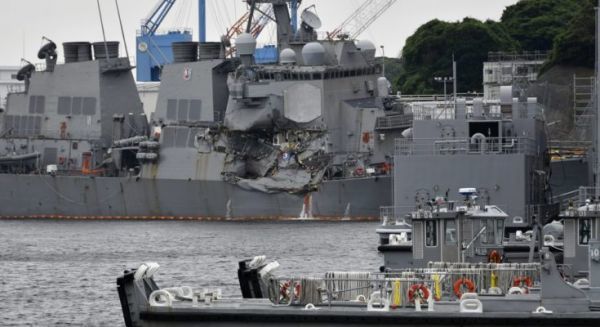 Ιαπωνία:Επτά ναύτες νεκροί απ&#039;τη σύγκρουση πολεμικού πλοίου με εμπορικό