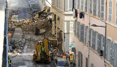 Μασσαλία- Κατάρρευση πολυκατοικίας: Στους έξι οι νεκροί, παραμένουν δύο αγνοούμενοι