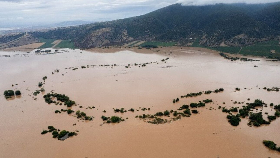 Κακοκαιρία Daniel-Θεσσαλικός κάμπος: Περίπου 720.000 στρέμματα οι πλημμυρισμένες εκτάσεις