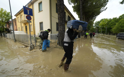 Ιταλία-Κακοκαιρία: Περισσότεροι από 36.000 άνθρωποι εγκατέλειψαν τα σπίτια τους