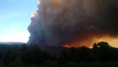 Πυροσβεστική: Οπτικό υλικό από drone για την πυρκαγιά στην Εύβοια
