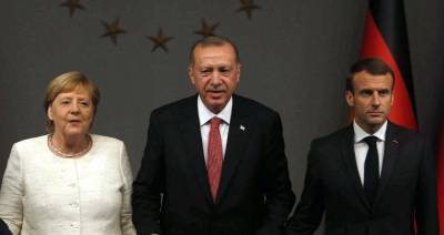 Ερντογάν: Συνάντηση με Μέρκελ-Μακρόν για το μεταναστευτικό
