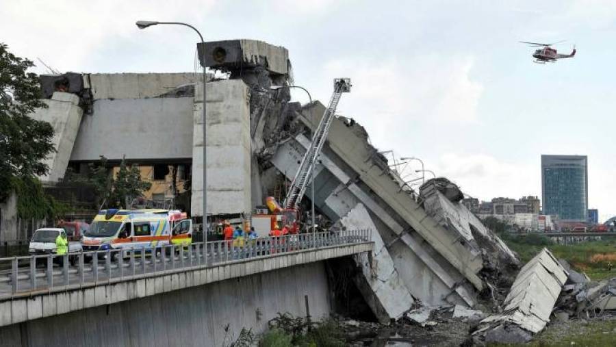 Η Benetton εκτός ιταλικών αυτοκινητοδρόμων μετά την κατάρρευση γέφυρας