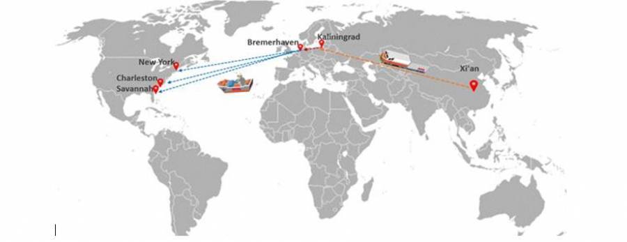 OOCL: Η πρώτη ναυτιλιακή που εγκαινιάζει σιδηροδρομική θαλάσσια γραμμή Κίνα-ΗΠΑ