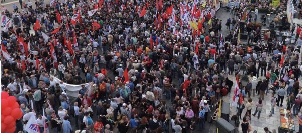 ΓΣΕΕ-ΠΑΜΕ υποδέχονται τον πρωθυπουργό με συλλαλητήριο στη Θεσσαλονίκη