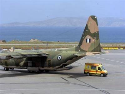 C-130 μετέφερε στην Αθήνα δύο παιδιά με κορονοϊό