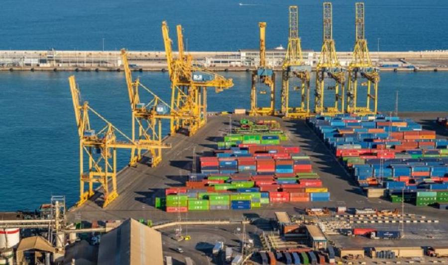 Λιμάνι της Βαρκελώνης: Διψήφια αύξηση στη διακίνηση εμπορευματοκιβωτίων