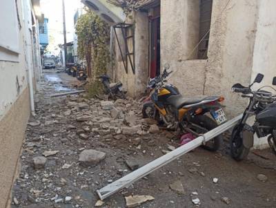 Σεισμός: Ο (μέχρι τώρα) απολογισμός για ζημιές στη Σάμο