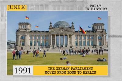 20 Ιουνίου 1991: Όταν το Βερολίνο έγινε και πάλι πρωτεύουσα