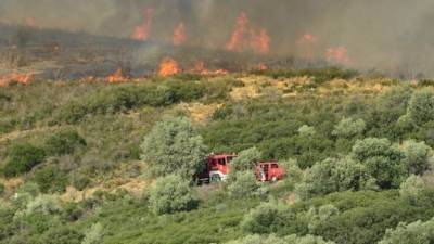 Πυρκαγιά στα Καλύβια: Προληπτική εκκένωση οικισμού