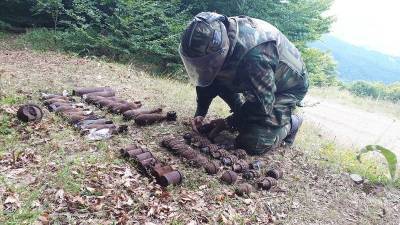 Ο Στρατός Ξηράς εξουδετέρωσε 34 νάρκες, 46 βλήματα και 21 χειροβομβίδες