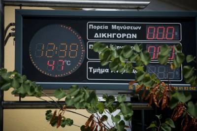 «Καμίνι» η Αθήνα-Το θερμόμετρο έδειξε 47 βαθμούς στο κέντρο