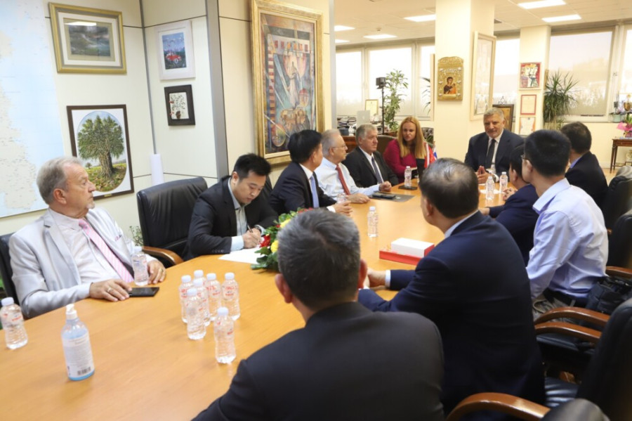 Συνάντηση Πατούλη με την Επιτροπή Υγείας της κινεζικής Περιφέρειας Anhui
