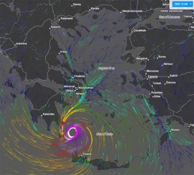 Μεσογειακός Κυκλώνας θα σαρώσει το Αιγαίο-Ποια πορεία θα διαγράψει