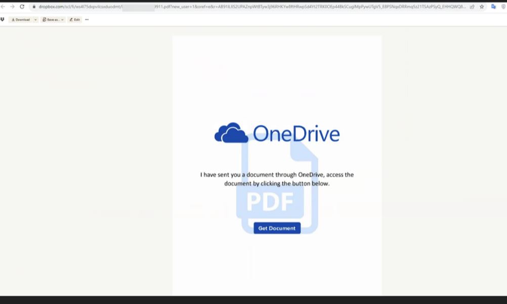 phishing onedrive