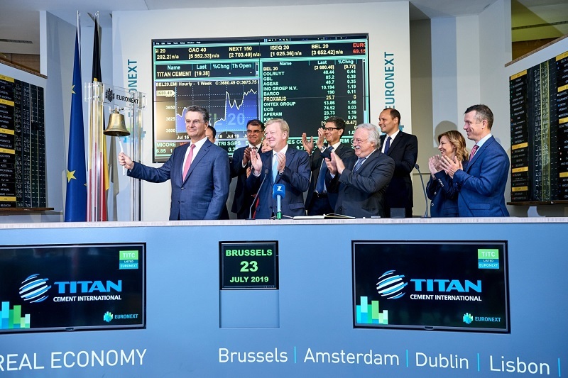 TITAN Εισαγωγή Euronext 23.7.2019 A