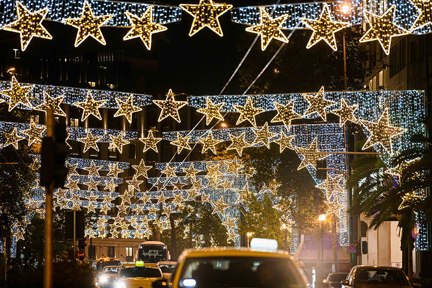 Christmas in Athens Panepistimiou2