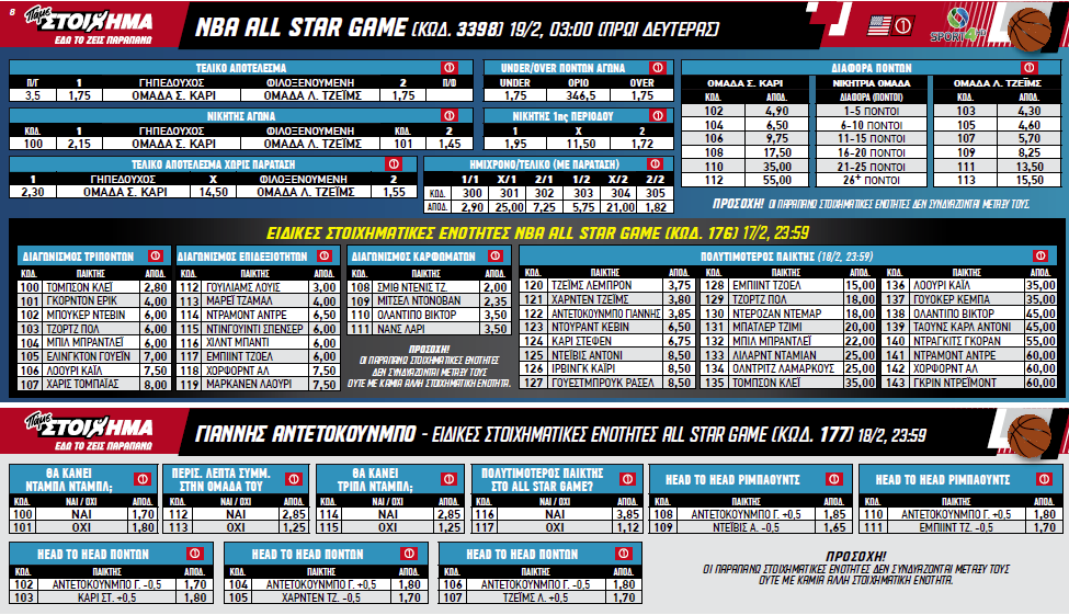 Coupon NBA All Star Game