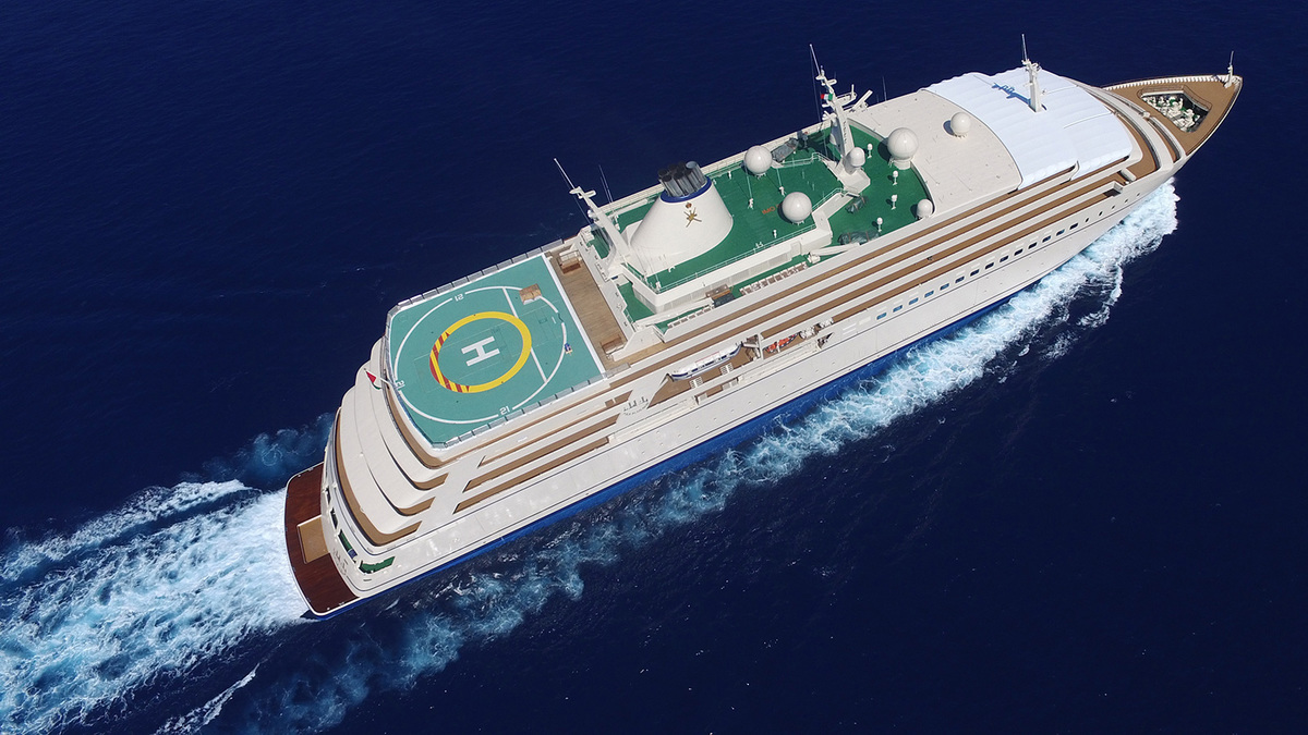 Fulk Al Salamah super yacht support vessel mariotti 164 metres Fraser Gow